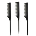3 Teasing Comb, Tail Comb for Root Teasing for Thin, Add Volume Fine and Normal Hair Types, Hair Comb For Women And Men, 8.75 Inches