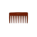 CHARLENE Handmade Bone Comb Anti-Static Chemical Heat Resistant Smooth Comb-out (#2463 Small Master Rake Styling Feathering)