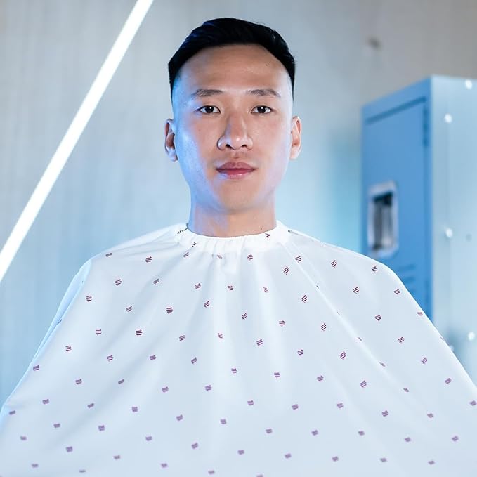 Barber Strong The Barber Cape Haircut Cover for Men, Hair Repelling and Static-Reducing Material, Water Resistant Fabric