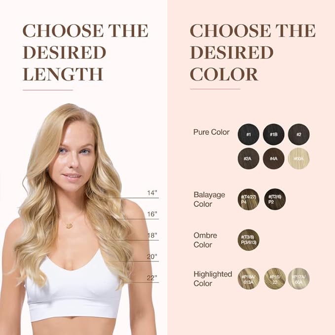 GOO GOO Clip in Hair Extensions Real Human Hair, Remy Human Hair Extensions Clip ins for Women, Natural Human Hair, 18inch 110g 7Pcs, 16/22 Light Blonde Highlighted Golden Blonde