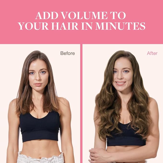 GOO GOO Clip in Hair Extensions Real Human Hair, Remy Human Hair Extensions Clip ins for Women, Natural Human Hair, 18inch 110g 7Pcs, 4A Chocolate Brown