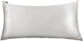 Dream Recovery Performance Silk Pillow Case with Zipper - 100% Silver Mulberry Silk Pillowcase for Hair and Skin - Naturally Cooling and Moisturizing - King Size - Bone