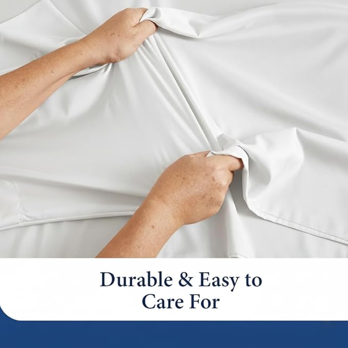 SKY BEDDINGS Queen Pillowcase Set of 2 - Soft Brushed Microfiber Pillow Cases with Envelope Clouser - Wrinkle-Free, Fade-Resistant Pillow Covers - 20 x 30 Inches, White