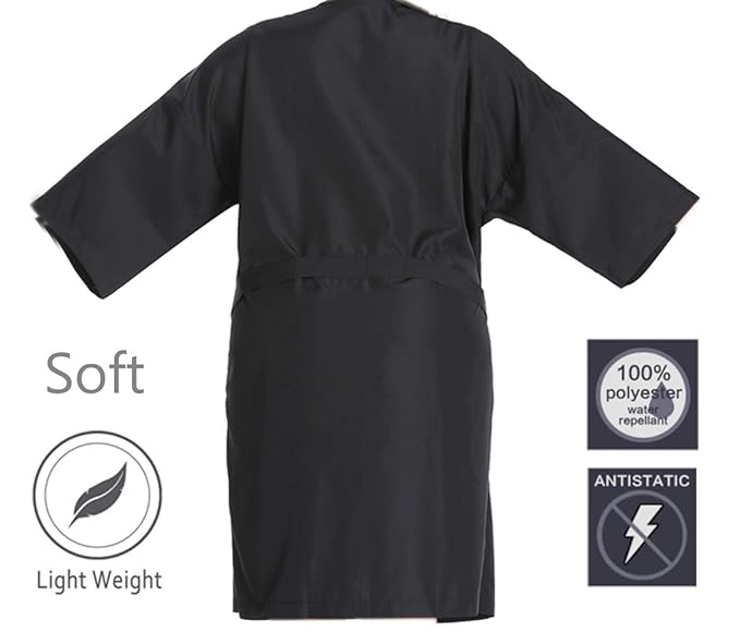 PERFEHAIR Salon Client Gown Robes Cape, Hair Salon Smock for Clients- Kimono Style