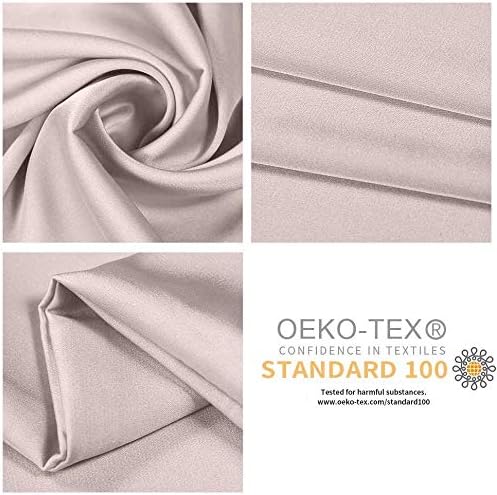 100% Mulberry Silk Pillowcases Set of 2 for Hair and Skin and Super Soft and Breathable Queen Size Nature Silk Pillowcases (Queen, Apricot Gray)