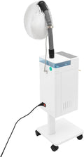 500W Multifunctional Standing Anion Hair Dyeing Machine,110V Nano Hair Steamer/Hair Oil Machine Stand Up Base Equipment Vertical Nano Steamer Salon Spa (White)
