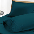 THREAD SPREAD 100% Egyptian Cotton Pillow Cases King - 1000 Thread Count Pillow Cases King Size Set of 2, Soft Cooling & Breathable Extra Long Staple Sateen Weave Cotton Pillow Covers for Bed - Teal