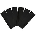 TERSE Black Headbands for Women's Short Hair - Non Slip Elastic Sweat Hairbands, Soft Fabric Hair Wraps for Workout, Yoga, Running, Sports, and Girls