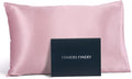Fishers Finery 19mm 100% Pure Mulberry Silk Pillowcase, Quality Tested (English Rose, Q)