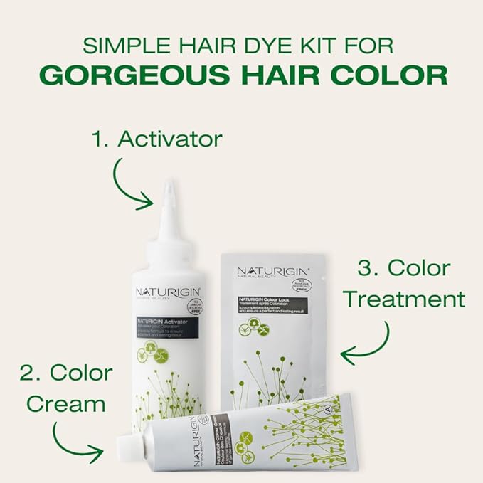Naturigin Permanent Hair Color for Women - 10.2A Light Ash Blonde, Ammonia-Free Vegan Hair Dye with 100% Gray Coverage, Long-Lasting, Nourishing & Salon Quality Results
