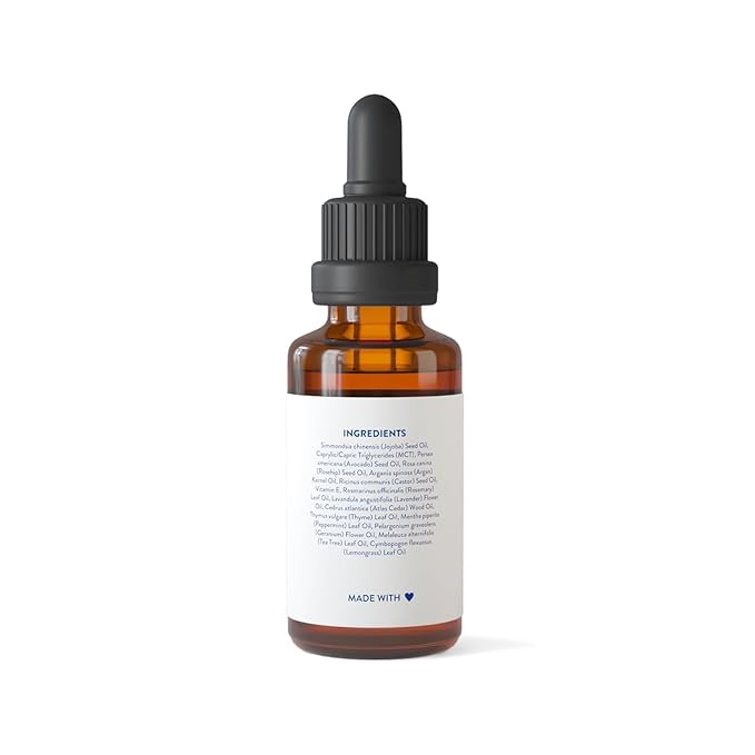 Routine Wellness Hair Treatment Serum for Thinning Hair - Plant-Based Rosemary, Tea Tree & Argan Oils Blend for Strength, Shine & Softer Hair - Clean Ingredients, All Hair Types - 30ml (Pack of 2)