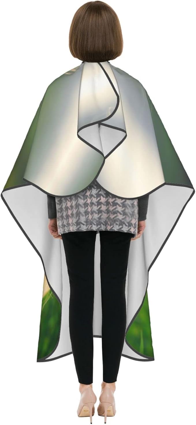 Custom Barber Cape Personalized Hair Cutting Capes with Adjustable Neckline Hairdresser Cape for Home Salon Barbershop