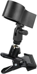 Hands Free Hair Dryer Holder Stand 360 Degree Rotating Sturdy Metal Base Strong Clamp Adjustable Flexible Blow Dryer Stand