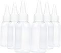 TRENDBOX 1oz / 30ml Plastic Bottle Pointed Mouth Top Cap for Essential Oils, Liquid - 6 Pack