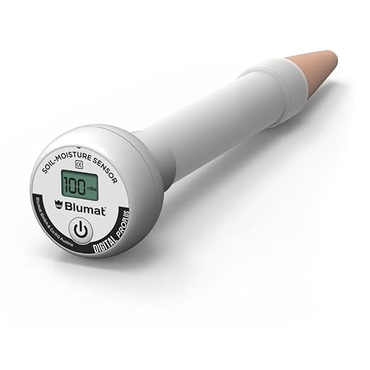 Blumat Moisture Meter for Plants - Accurate Soil Moisture Meter - Easy to Use Advanced Water Meter for Gardening (Moisture Meter with Cap)