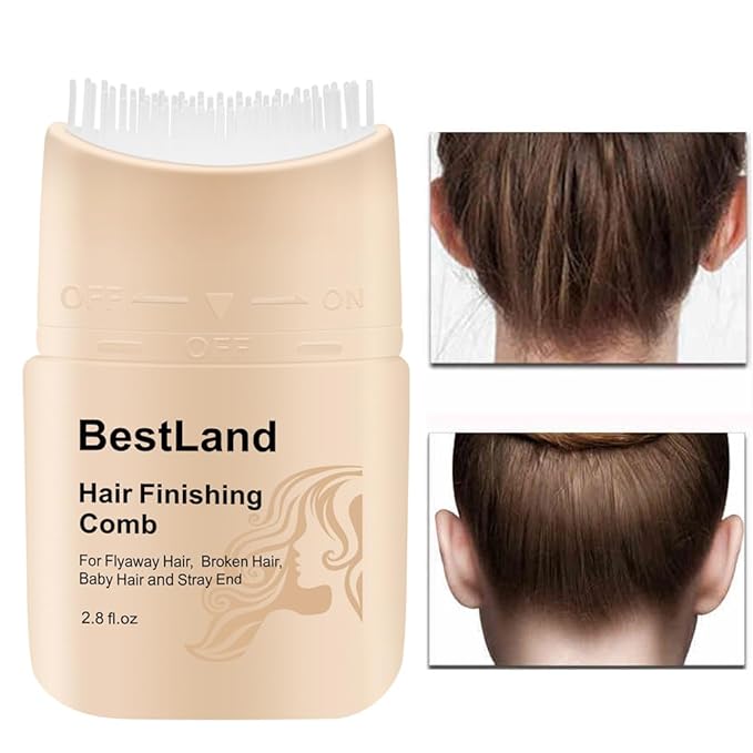 Hair Finishing Stick, Upgraded Hair Tamer Stick with Built-In Comb for Effortless Styling Refreshing Not Greasy Feel Shaping Gel Cream Hair Wax Stick Fixing Bangs Cream (2.8 Ounce (Pack of 1))