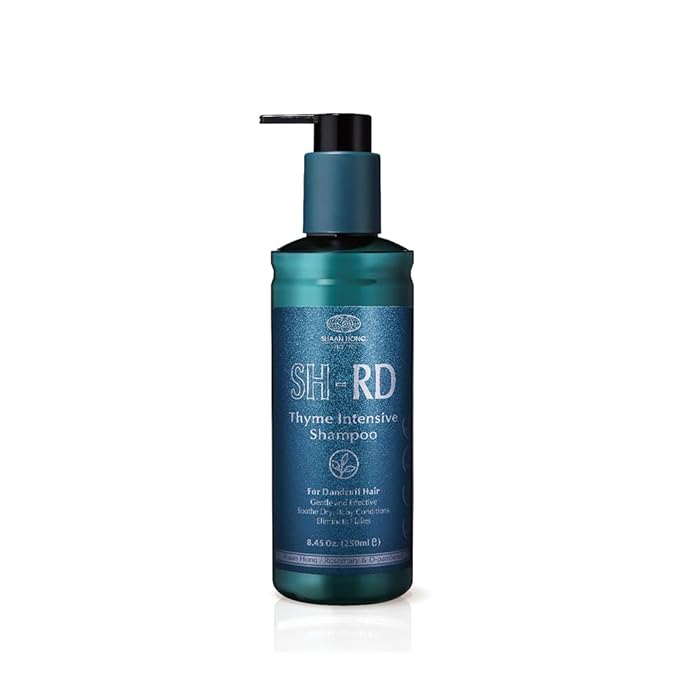 SH-RD Thyme Intensive Shampoo for Itchy Scalp and Dandruff Relief | 1% Zinc Pyrithione Added | Soothing, Rebalancing Scalp Condition - 8.45oz/250ml