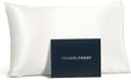 Fishers Finery 25mm 100% Pure Mulberry Silk Pillowcase (White Standard)