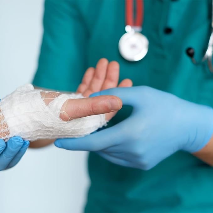 TRONEX XS - 2XL Nitrile Glove, Examination, Fingertip-Textured, Powder-Free, Blue
