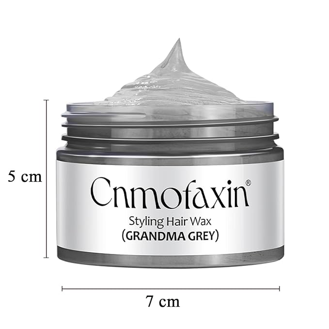 Hair Wax Color,Temporary Hair Dye Wax Natural Instant Hairstyle Cream (Black, 4.23 ounce)