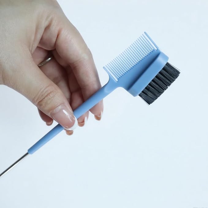 10PCS Blue Fringe Hair Dye Comb Hair Dye Brush