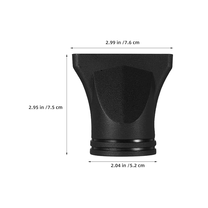 SOIMISS 6pcs Plastic Hair Dryer Nozzle Concentrator Attachment Nozzle Replacement Blow Flat Tool Fit for Blow Dryer Diameter 4.4-4.6cm