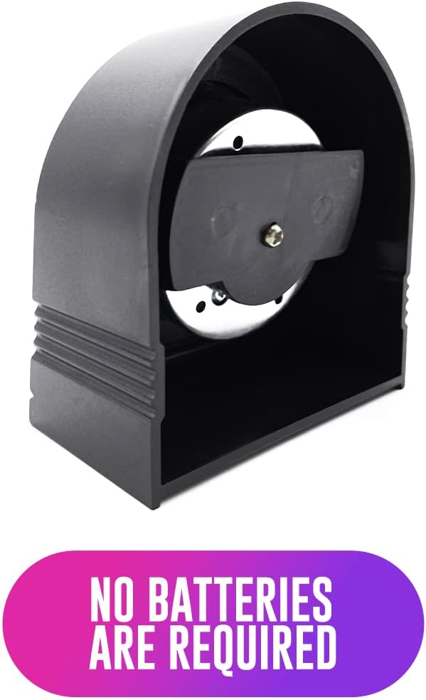 60 Minute Wind Up Timer, Visual Mechanical Timer, from 0 to 60 Minutes, for Kitchen, Hair Color Processing, Tanning, Kids' Home and Classroom Activities or Timeouts, Black