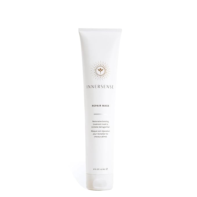 INNERSENSE Organic Beauty - Repair Hair Mask | Strengthen, Fortify, Smooth | Non-Toxic, Cruelty-Free, Clean Haircare (6 fl oz | 177 mL)