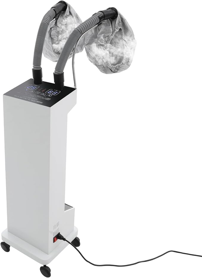 650W Hair Steamer Machine, Professional Hair Color Processor w/ 5 Specialized Modes, Adjustable Multifunctional Treatment-Heated Micro Mist Steamer for Home Salon Spa