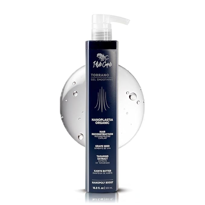 I Belli Capelli Torrano Gel Keratin Hair Treatment -Straightening in 1 Step, Formaldehyde Free-Nanoplastia Para Alisar Cabello, Keratina Organica Sin Formol Para Alisar el Pelo - Nano Keratin (500ml)