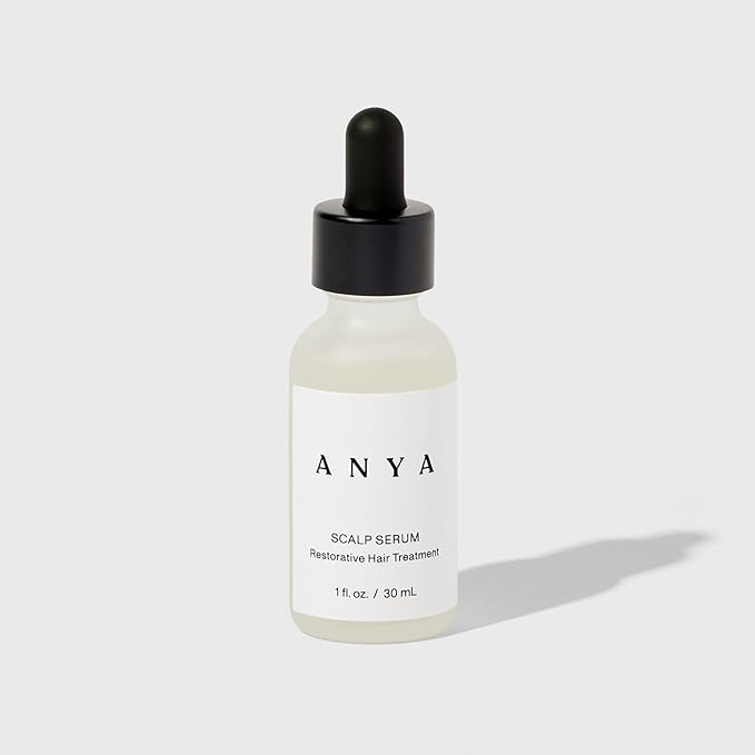 ANYA Postpartum - Scalp Serum with Biotin (1 fl oz, 30 ml), Hair Growth Serum for Fuller and Thicker hair, Helps with Postpartum Hair Loss, Follicle Stimulator, Plant-Based, Non-toxic, Vegan