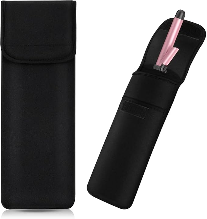 Heat-Resistant Storage Bag Travel Case Cover Pouch for Hair Straightener Curling Iron Flat Iron