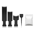8 PCS Hair Highlighting Kit, Balayage Boards with Teeth and Hair Dye Brush, Hair Bleach & Color Tools Set with Gloves, Ear Covers, Cape, and Shawl, Professional Highlight Kit for Salon