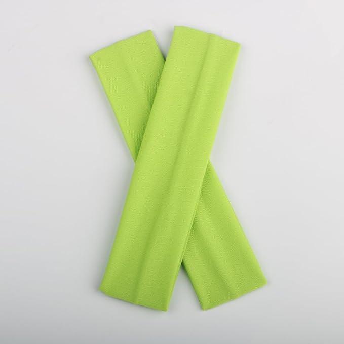 Yoga Sports Headbands,Pack of 24,Soft Elastic Stretchy Athletic Headband Workout Gym Sports Fitness Hair bands