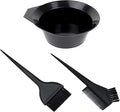 1st Choice Hair Dye Color Brush and Bowl Set, Tint Comb for Hair Tint Dying Coloring Applicator, (2 brushes+Mixing Bowl) …