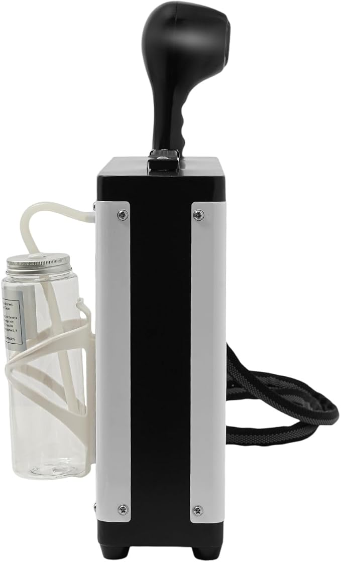 Nano Hair Steamer, Negative Ions Blue Light Hair Steamer Machine, 1250W Standing Hair Color Processor SPA Steamer | 16.91oz Kettle | Adjustable Time | 27.56-98.43in Spray Distance | Black
