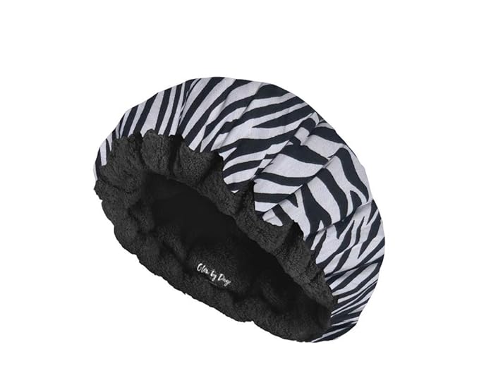 Glow by Daye Cordless Deep Conditioning Thermal Heat Cap, Microwavable Heat Therapy for Hair, Portable, Reversible The Safari