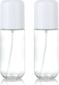 Bynccea Travel Spray Bottle 3.4oz/100ml Plastic Mini Bottle Set - Fine Mist Mini Empty Spray Bottles - Refillable Small Spray Bottles for Cleaning Solutions, Liquid Cosmetics