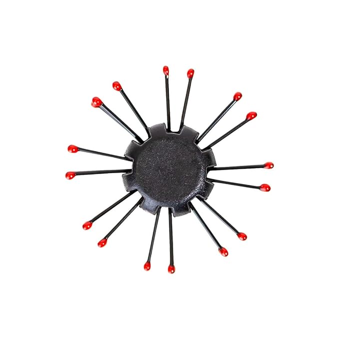 Cricket Static Free RPM 8 Row Round Hair Brush - Curling, Blow Drying, Detangling and Styling Wet or Dry, Suitable for All Hair Types