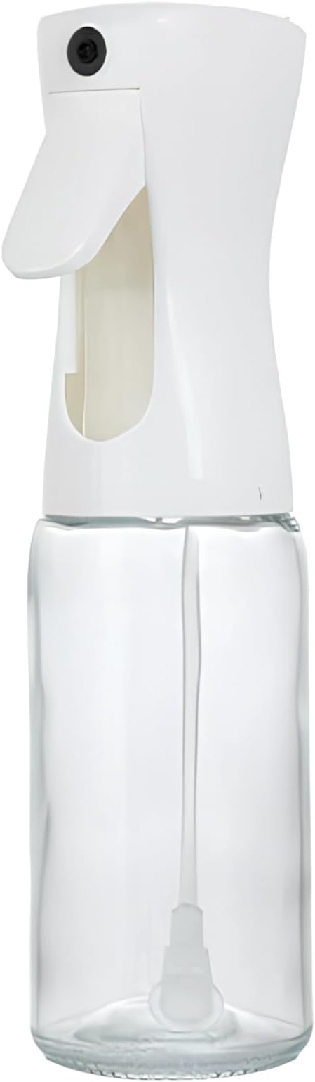 Empty Clear Glass Spray Bottles (white)