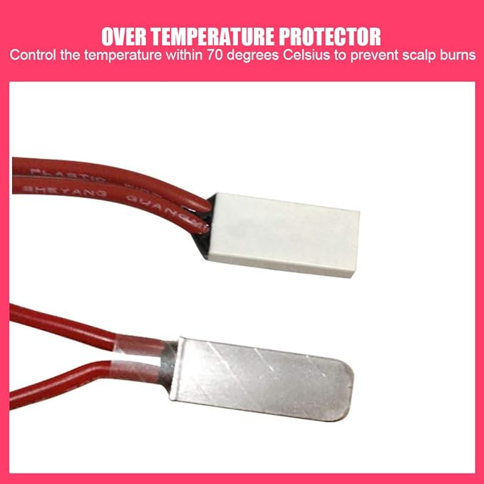Electric Hair Cap, Thermal Cap Hair Steamer Cap Hair Care Hat Adjustable Hot Oil Treatment Hat with 3 Mode Temperature Control for Home Hair Spa