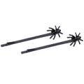 Rosemarie Collections Women's Spooktacular Halloween Hair Clip Bewitching Bobby Pins Set (Black Spider)