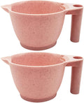 Luxshiny 2pcs Portable Hair Dye Mixing Bowl Tint Bowls for Hair Salon Material and Application