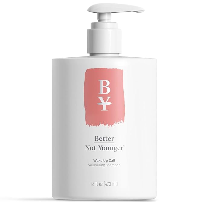 Better Not Younger Wake Up Call Volumizing Biotin Shampoo 16 oz – Designed for Women Over 40 with Thinning Hair - Volumizes, Lifts & Nourishes - Sulfate Free, Color - Safe Shampoo for Fine Hair.