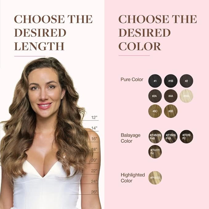 GOO GOO Clip in Hair Extensions Real Human Hair, Remy Human Hair Extensions Clip ins for Women, Natural Human Hair, 18inch 150g 9Pcs, 4/27/4 Balayage Chocolate Brown to Caramel Blonde