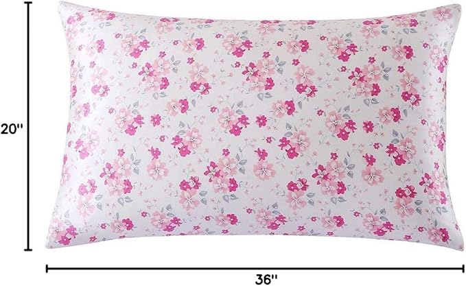 SLPBABY Silk Pillowcase for Hair and Skin with Hidden Zipper Print (King, Pattern29)
