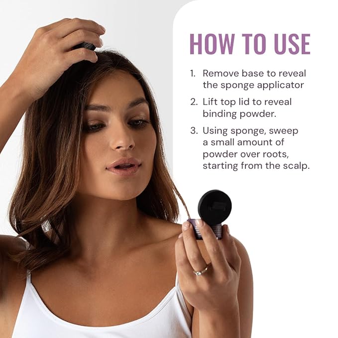 Root Touch Up Powder for Light Red Hair by Style Edit | Cover Up Grays and Roots | Light Red Mineral Infused Hairline Powder - 2 Pack