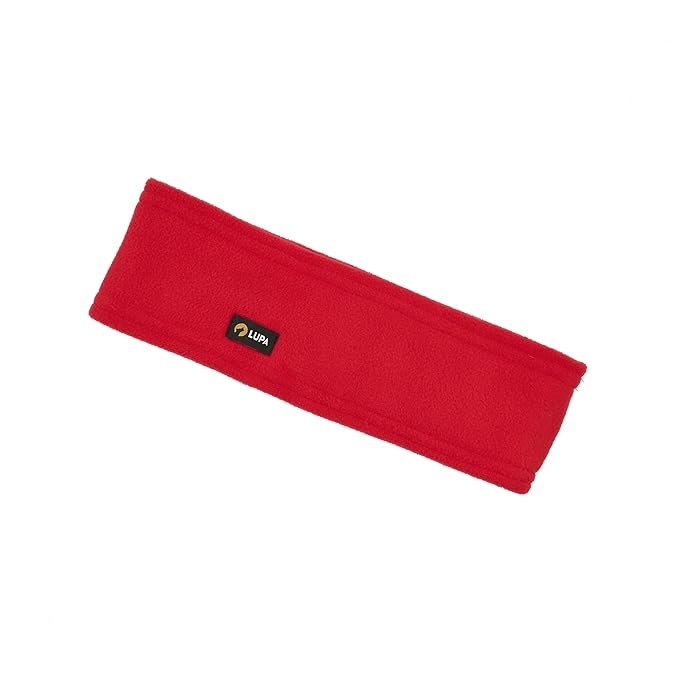 Lupa Unisex Triple-Layer Micro Fleece Headband Ear Warmer - Red