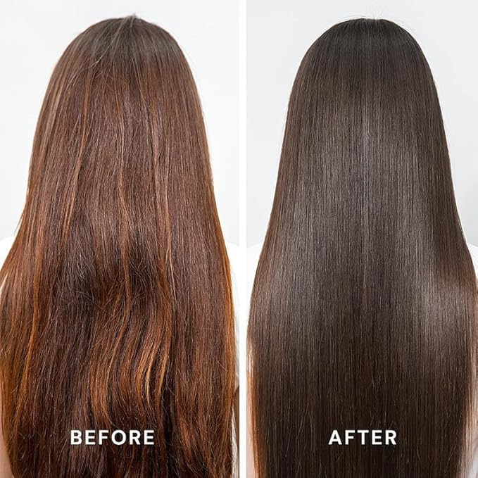 NOUGAT Amber Brown Permanent Hair Color Kit - 100% Gray Coverage, Ammonia Free & PPD Free for Sensitive Scalp - 3-in-1 Color, Repair & Nourish System with Anti-Aging Hair Mask & Essence