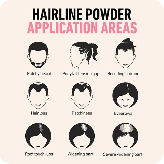 BOLDIFY Hairline Powder (LARGE, 10g) - Root Touch Up Hair Color for Gray Coverage - Bald Spot Concealing Hair Powder for Women & Men - 24-Hour Stain-Proof - Dark Blonde
